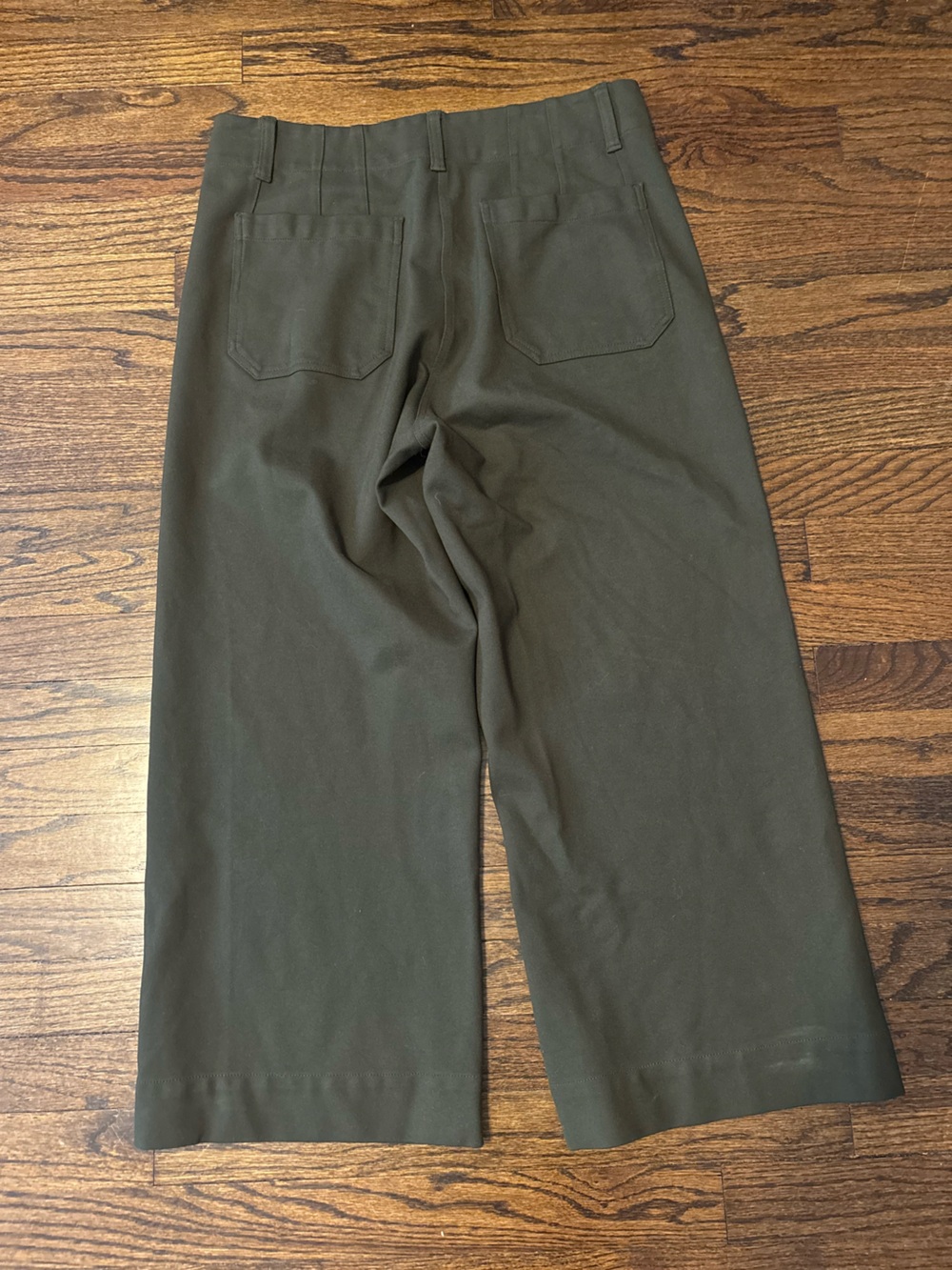 Quince Ultra Stretch Plus Size Ponte Coastal Cropped Wide Leg Pant - Picture 7 of 7